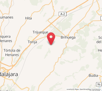 Map of Valdesaz, Castille-La Mancha