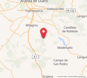 Map of Valdevacas de Montejo, Castille and León