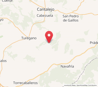 Map of Valdevacas, Castille and León