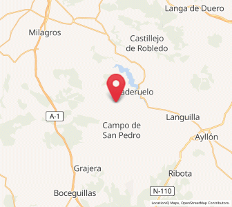 Map of Valdevarnés, Castille and León