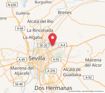 Map of Valdezorras, Andalusia