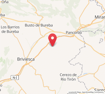 Map of Vallarta de Bureba, Castille and León