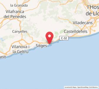 Map of Vallcarca, Catalonia