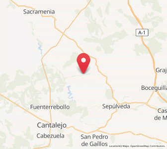 Map of Valle de Tabladillo, Castille and León