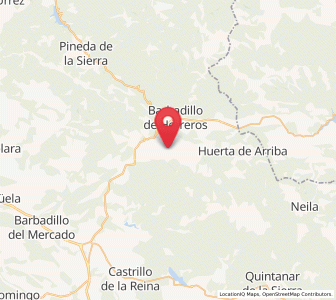 Map of Vallejimeno, Castille and León