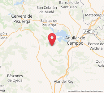 Map of Vallespinoso, Castille and León