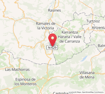 Map of Valnera, Cantabria
