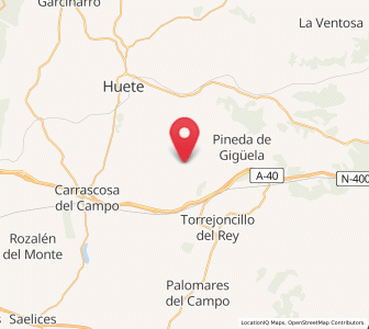 Map of Valparaíso de Arriba, Castille-La Mancha
