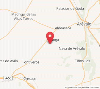Map of Valtodano, Castille and León