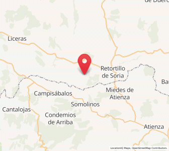 Map of Valvenedizo, Castille and León