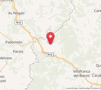Map of Valverde, Castille and León