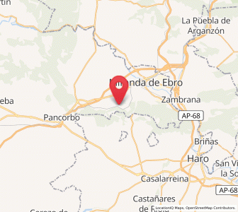 Map of Valverde de Miranda, Castille and León