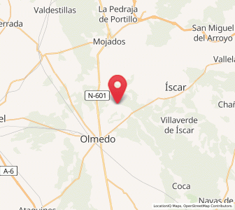 Map of Valviadero, Castille and León