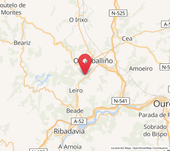 Map of Varón, Galicia