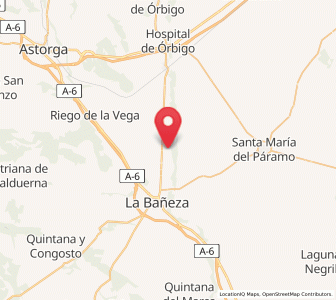 Map of Vecilla de la Vega, Castille and León