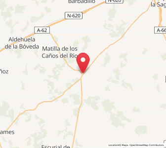 Map of Vecinos, Castille and León