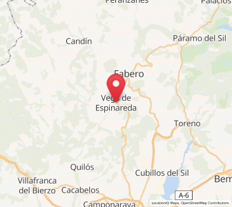 Map of Vega de Espinareda, Castille and León