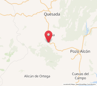 Map of Vega de la Higuera, Andalusia