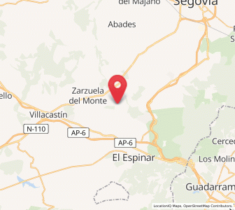 Map of Vegas de Matute, Castille and León