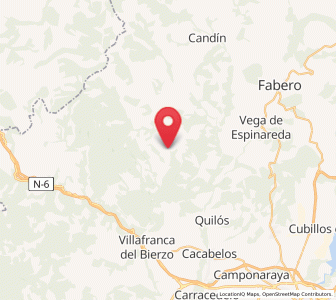 Map of Veguellina, Castille and León