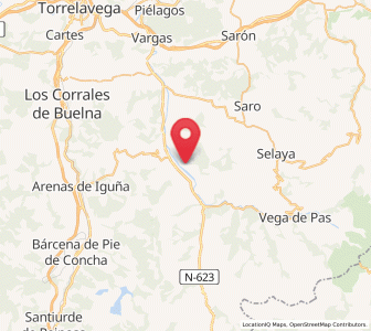 Map of Vejorís, Cantabria