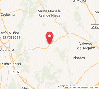 Map of Velagómez, Castille and León