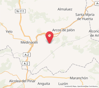 Map of Velilla de Medinaceli, Castille and León