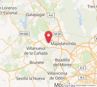 Map of Venta Vieja de San Antón, Madrid
