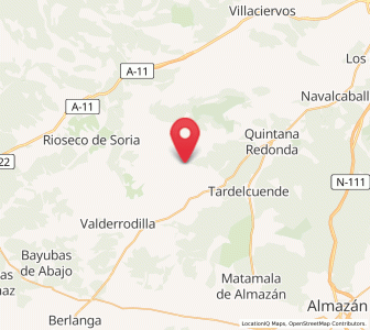 Map of Ventosa de Fuentepinilla, Castille and León