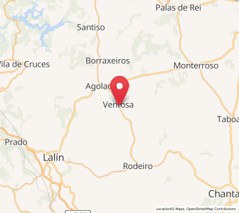 Map of Ventosa, Galicia