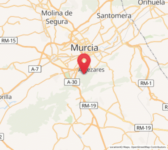 Map of Verdolay, Murcia