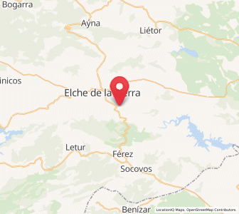 Map of Vicorto, Castille-La Mancha