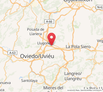 Map of Viella, Asturias