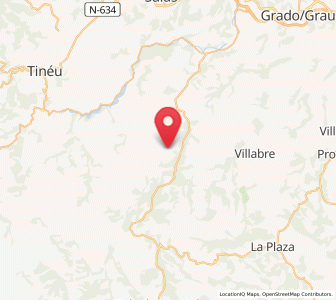 Map of Vigaña de Arcello, Asturias