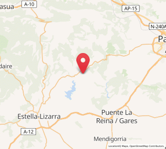 Map of Viguria, Navarre