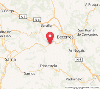 Map of Vilaesteva de Herdeiros, Galicia