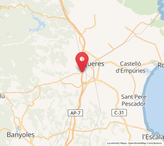 Map of Vilafant, Catalonia