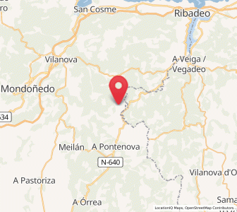 Map of Vilaformán, Galicia