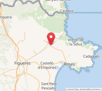 Map of Vilajuïga, Catalonia