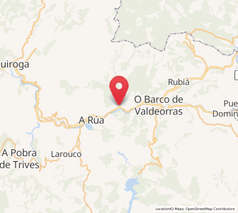 Map of Vilamartín de Valdeorras, Galicia