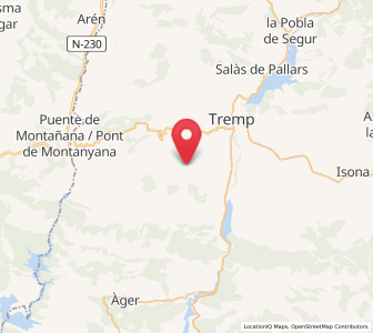 Map of Vilamolat de Mur, Catalonia