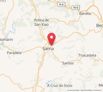 Map of Vilar de Sarria, Galicia