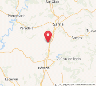 Map of Vilaverde, Galicia