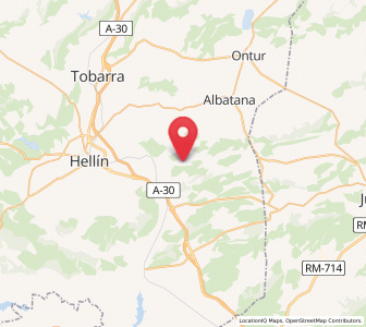 Map of Vilches, Castille-La Mancha