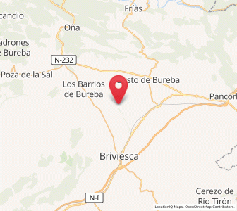 Map of Vileña, Castille and León
