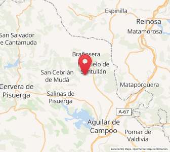 Map of Villabellaco, Castille and León