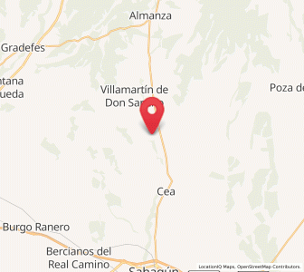 Map of Villacerán, Castille and León