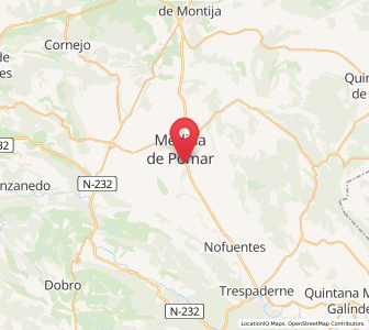 Map of Villacomparada, Castille and León