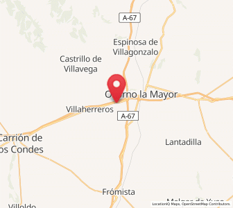 Map of Villadiezma, Castille and León