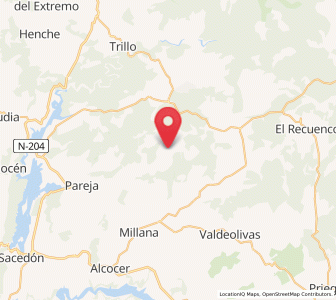 Map of Villaescusa de Palositos, Castille-La Mancha